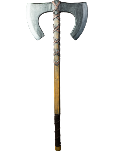 Aamun LARP Waffe Zweihand Axt Mittelalter Trollfelsen-Originalgröße Aamun LARP Waffe Zweihand Axt Mittelalter Trollfelsen-Originalgröße